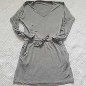 ATHLETA dress sweatshirt Fabric drawstring waist M